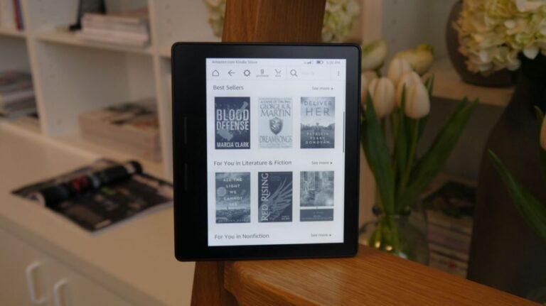 O novo Kindle Oasis da Amazon: leve como papel