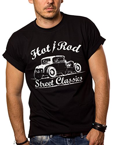 Camiseta Hot Rod - Camiseta masculina Rockabilly Oldtimer ...
