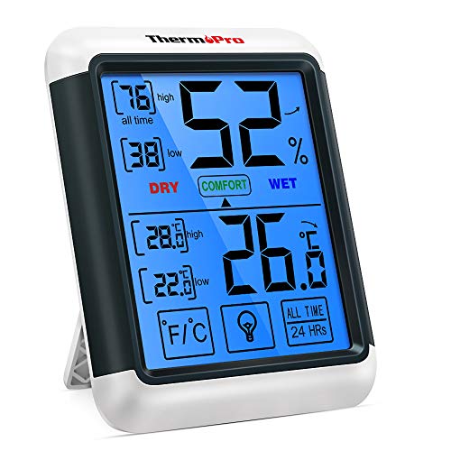 Termômetro interno digital ThermoPro TP55 Higrômetro ...