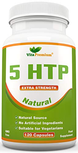 5-HTP 100 mg Extra Forte Adequado para vegetarianos, ...