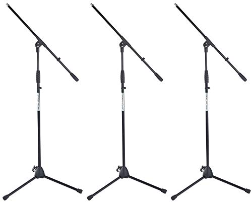 Suporte de microfone Pronomic MS-116 com suporte de 3 peças