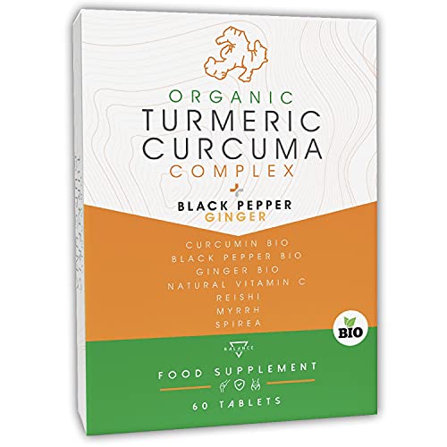 TURMERIC BIO® |  Cápsulas de Cúrcuma |  Piperina de cúrcuma...
