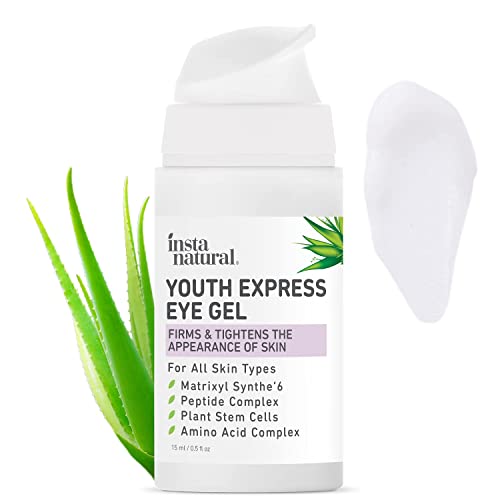 InstaNatural Eye Gel Cream - Para rugas, olheiras, ...