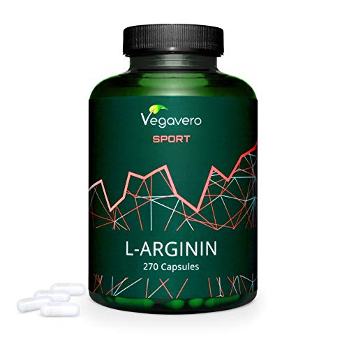 ARGININA Vegavero® Sport |  700 mg por cápsula |  SEM...