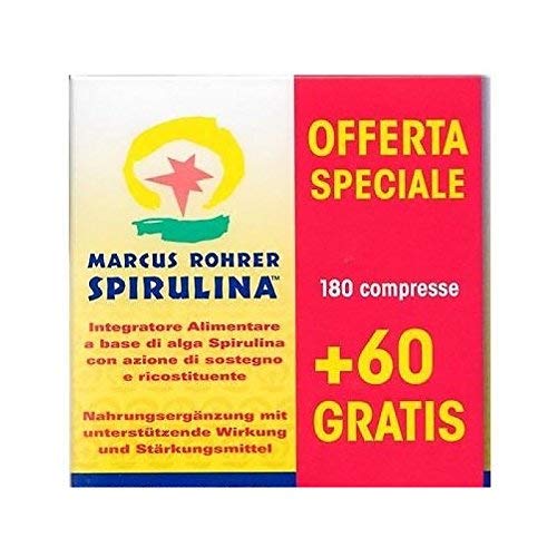 Spirulina Marcus Rorher 180 comprimidos + 60 comprimidos grátis