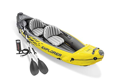 Intex Explorer K2 Kayak, conjunto de caiaque inflável para dois ...