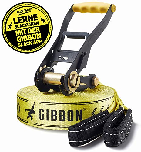 Gibbon Slacklines Classic Line, Amarelo, 15 metros (12,5 ...
