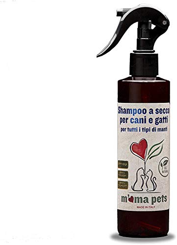 M 'MA PETS Shampoo Seco para Cães e Gatos - Ideal ...