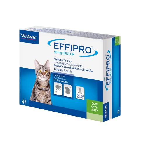 Virbac 104069012 EFFIPRO 'CAT 4PIP - Pesticidas ...
