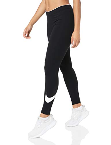 Nike Tight Fit, Legging Feminina, Preto (Preto/Branco), M