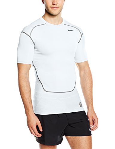 Nike, camiseta masculina de compressão manga curta ...