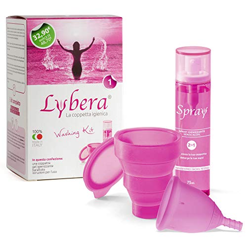 Lybera - Copo Menstrual com Kit Higienizante, Feito ...